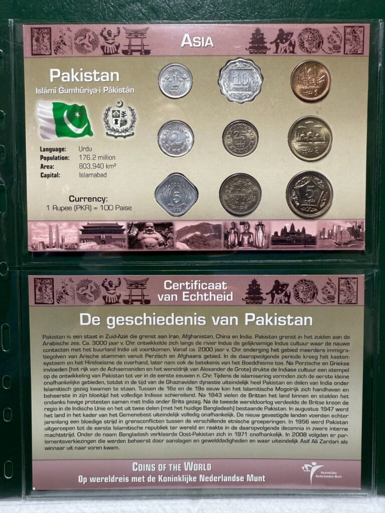 Read more about the article Littleton World Coin Set – Pakistan 9 coins with card
