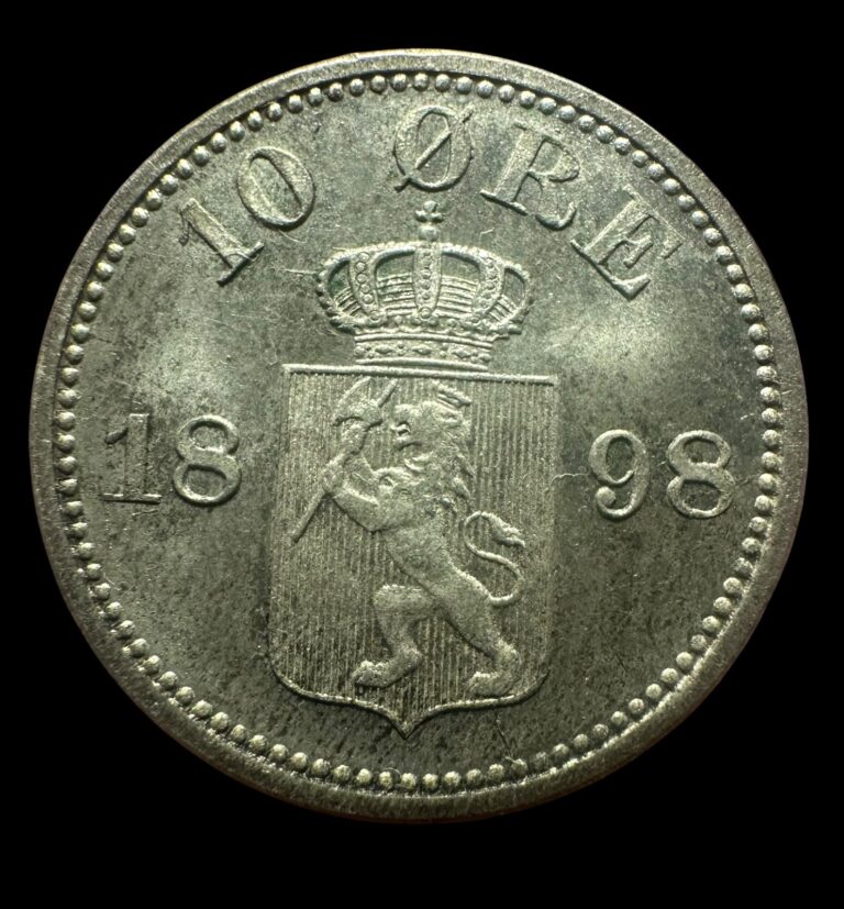 Read more about the article Norway 10 Øre 1898 Silver Coin – Beautiful Luster