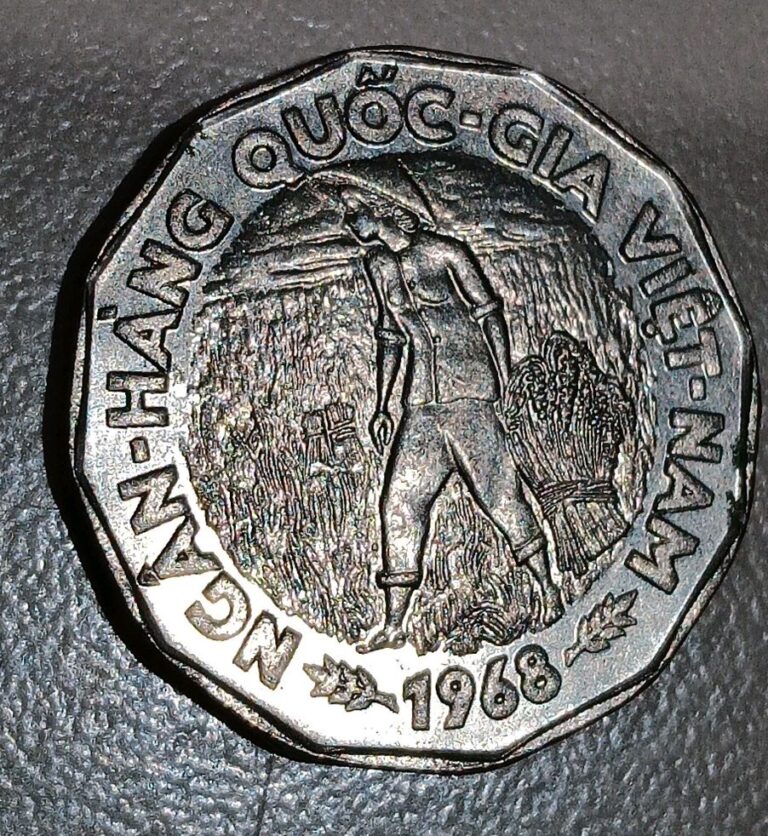 Read more about the article South Vietnam 20 Dong – 1968 – Nickel Clad Steel Coin – KM# 10 – Vietnamese