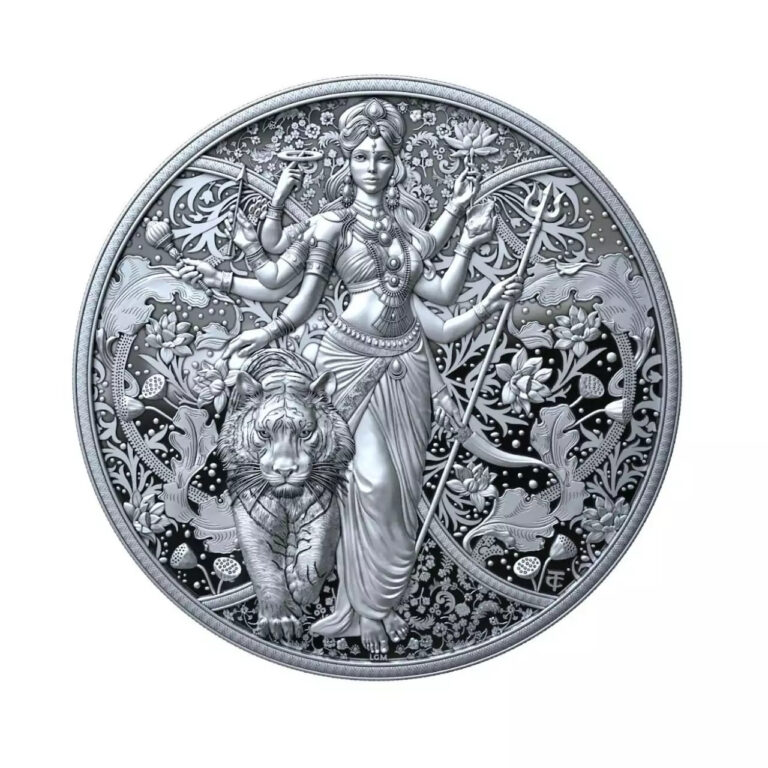 Read more about the article 2025 1oz Cameroon Durga .9999 Silver Coin