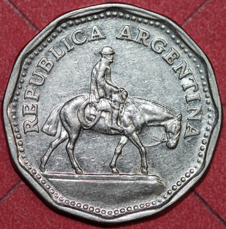 Read more about the article 1962 Argentina  10 Pesos  Gaucho -Foreign Coin 23.6mm