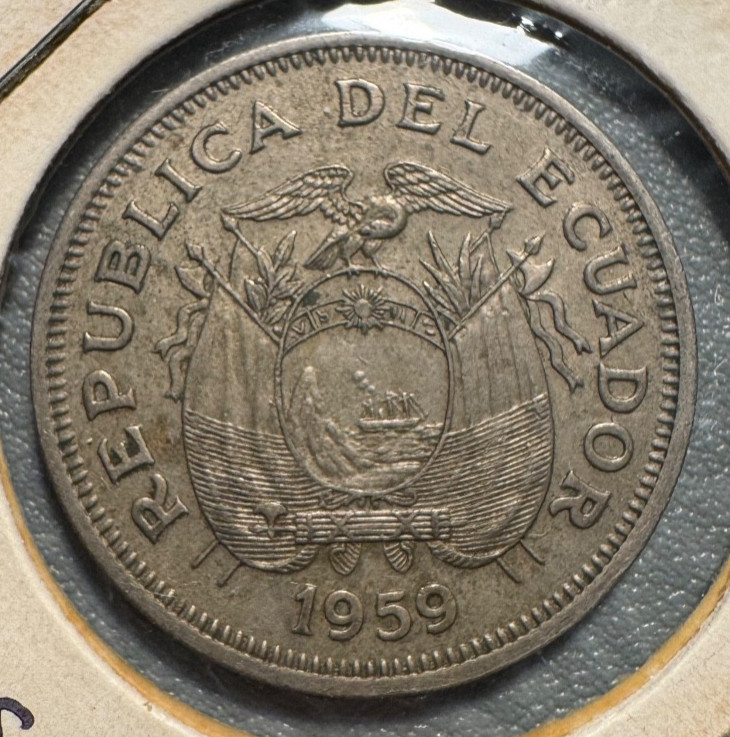 Read more about the article 1959 Ecuador 1 Sucre coin – Excellent Condition