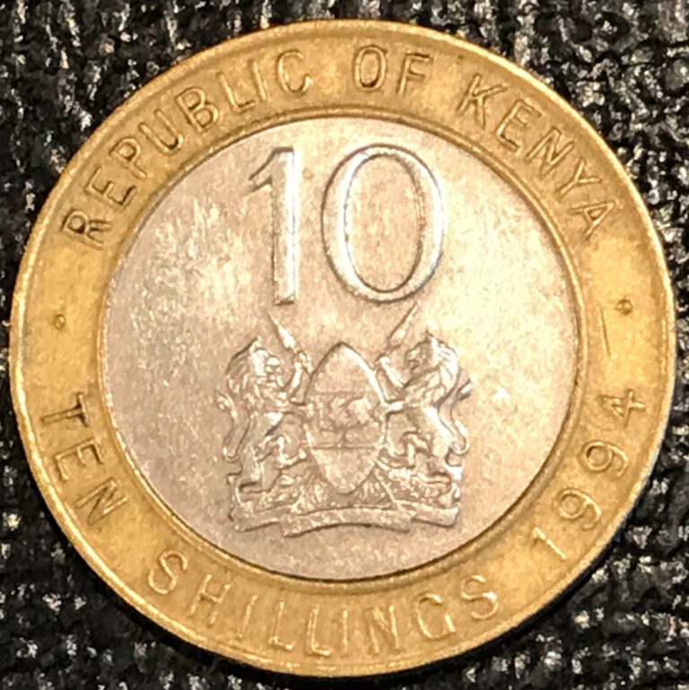 Read more about the article HIGH GRADE 1994 KENYA BI-METAL 10 SHILLING COIN-OCT322