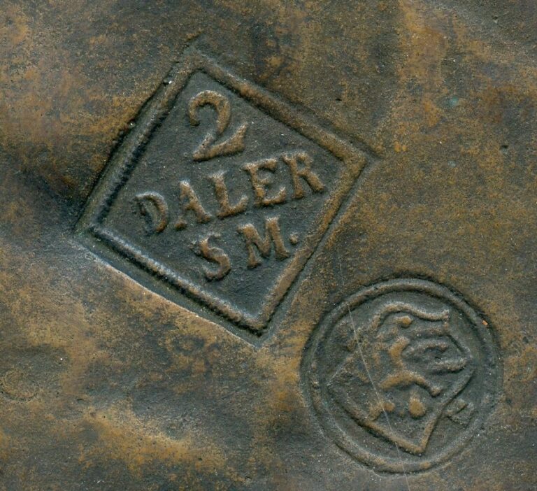 Read more about the article 1717 2 Daler SM Silvermynt- Charles Xll Type V Copper Plate Money
