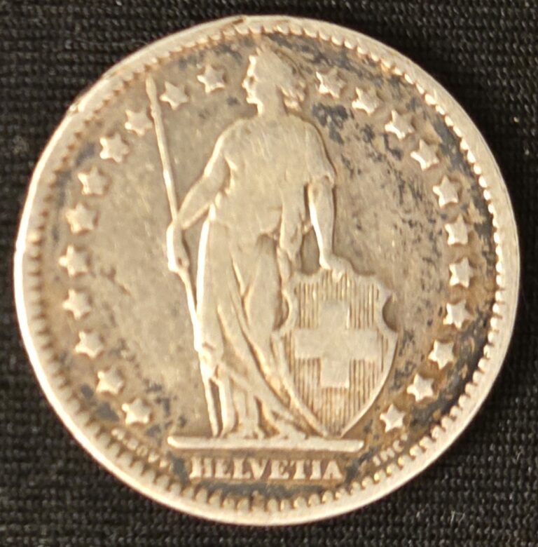 Read more about the article Switzerland 1914-B Franc Silver Coin