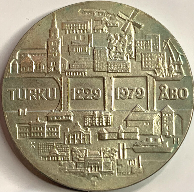 Read more about the article Rare 1979 Finland 25 Markkaa Silver Coin – Turku 750th Anniversary Collector