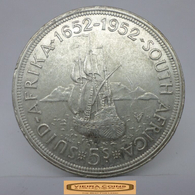 Read more about the article 1952 South Africa Silver 5 Shillings – #C51901NQ