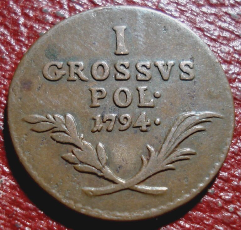 Read more about the article 1794 GALICIA and LODOMERIA (POLAND) 1 GROSSUS IN VG-FINE CONDITION (C# 4)