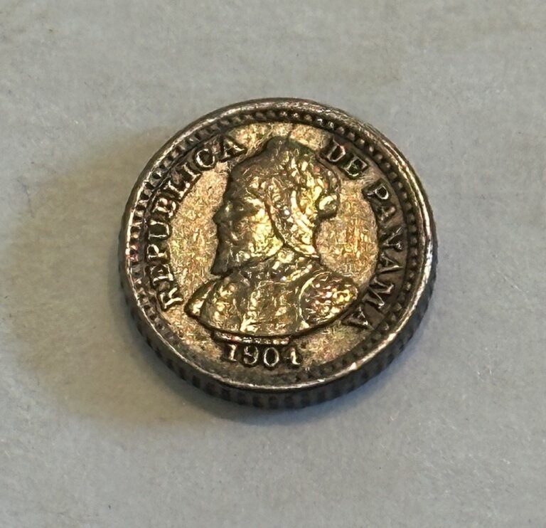 Read more about the article 1904 Panama Pill Silver 2 1/2 Centesimos – Tiny Coin!