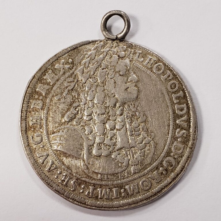 Read more about the article ND (1691-92) Austria 1/2 Silver Thaler – Leopold I – KM1149 – SKU-Q1417