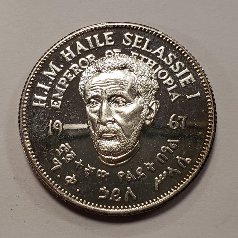 Read more about the article 1967 Haile Selassie .999 Silver Frosty Proof – X15 – Only 400 Minted – SKU-Q1369