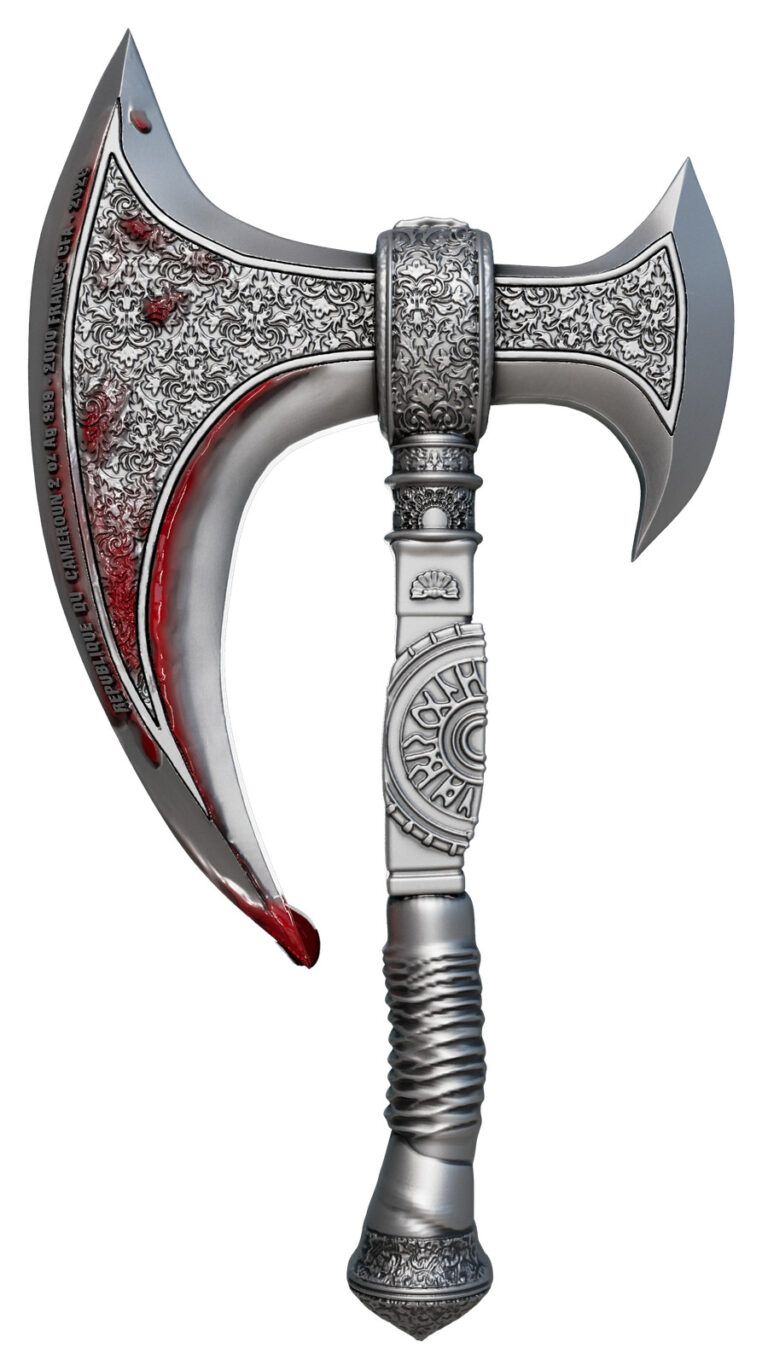Read more about the article 2025 Cameroon The Forgotten Axe Antiqued 2 oz Silver Coin in OGP