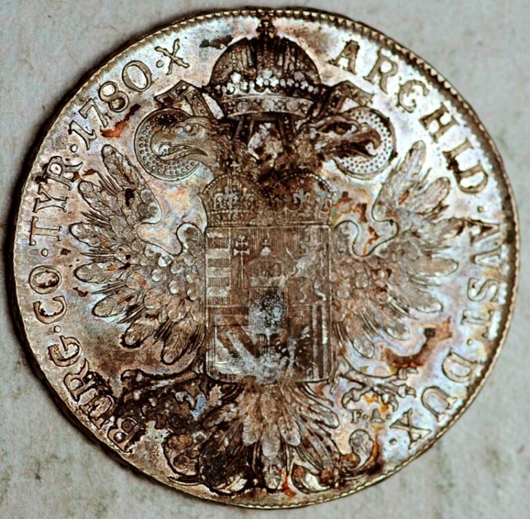 Read more about the article 1780 I.C.-F.A. (1795-1803) AUSTRIA M. THERESA SILVER 1 THALER (HAFNER-19d)