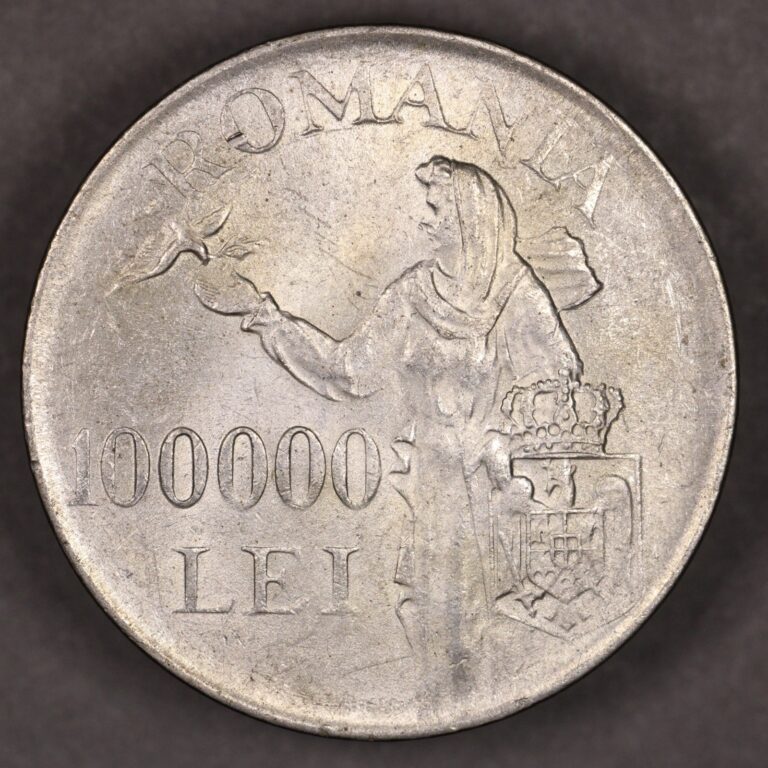 Read more about the article 1946 Romania Silver 100 000 Lei