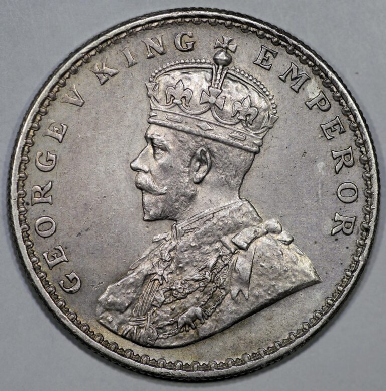 Read more about the article 1911 India – British 1 Rupee  Bombay Mint  “Pig Elephant”