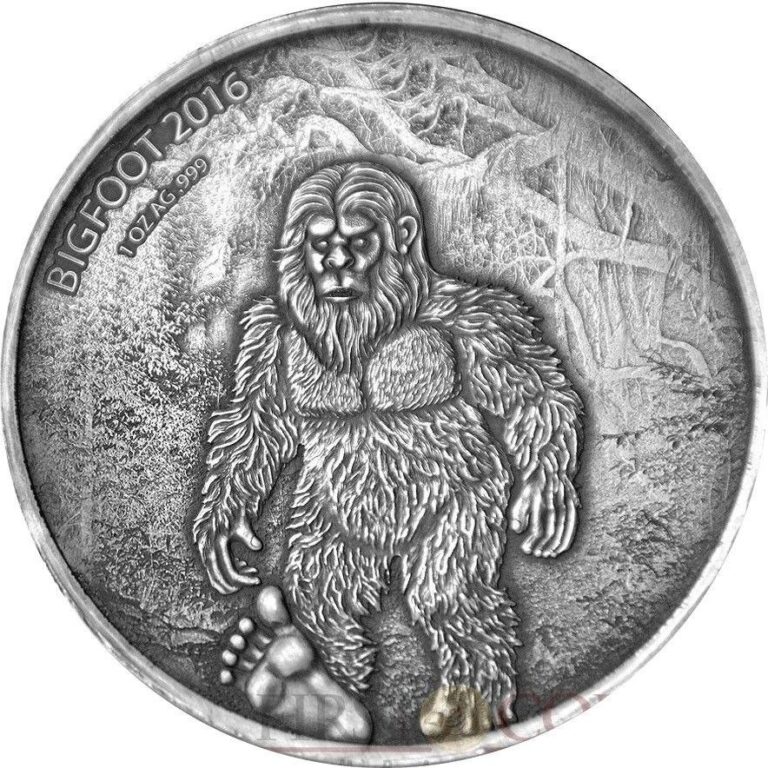 Read more about the article 2016 BIGFOOT Sasquatch 1 Oz 1000 Francs Burkina Faso