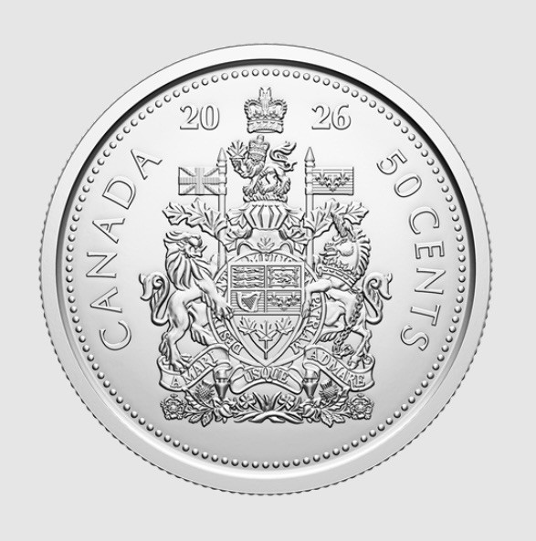 Read more about the article 2026 Canada 50 cents coin UNCIRCULATED **75% off combined shipping**