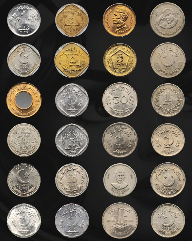 Read more about the article ​🇵🇰 24 Pakistan Coins Lot  1948-2017: Anna  Rupee  Pice  Paisa  Variety Mixed