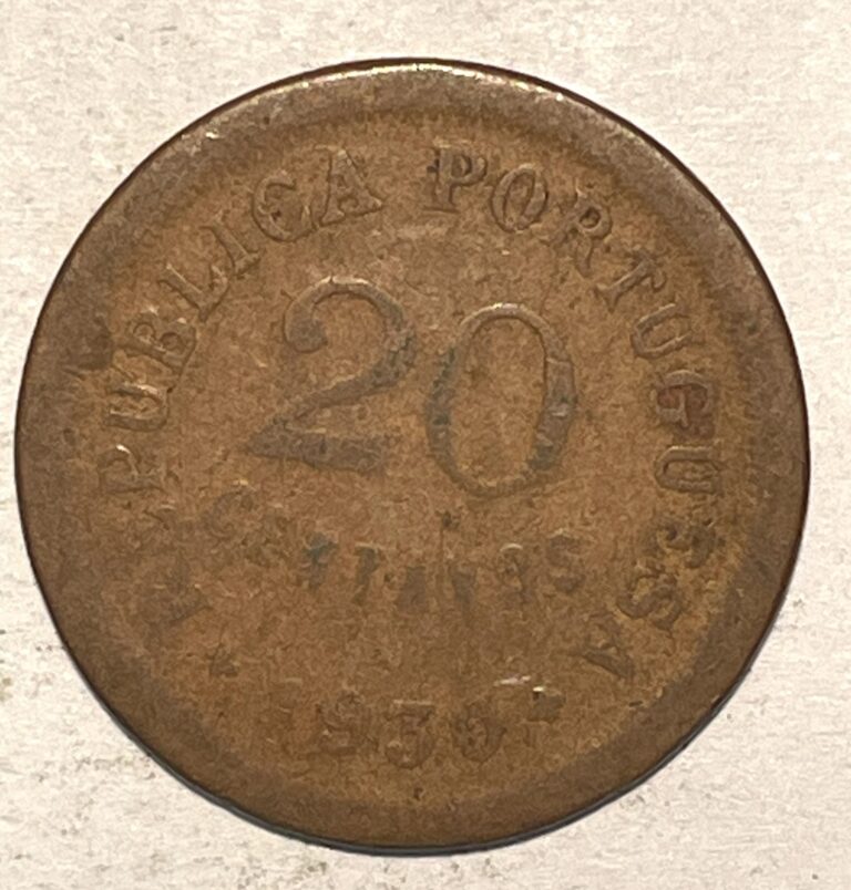 Read more about the article Cape Verde  Cabo Verde 1930 20 centavos coin