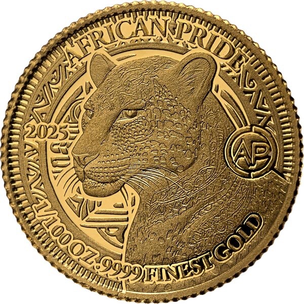 Read more about the article 2025 Ivory Coast Leopard .9999 Gold Proof Coin Big Cat Africa Fauna Wildlife WWF