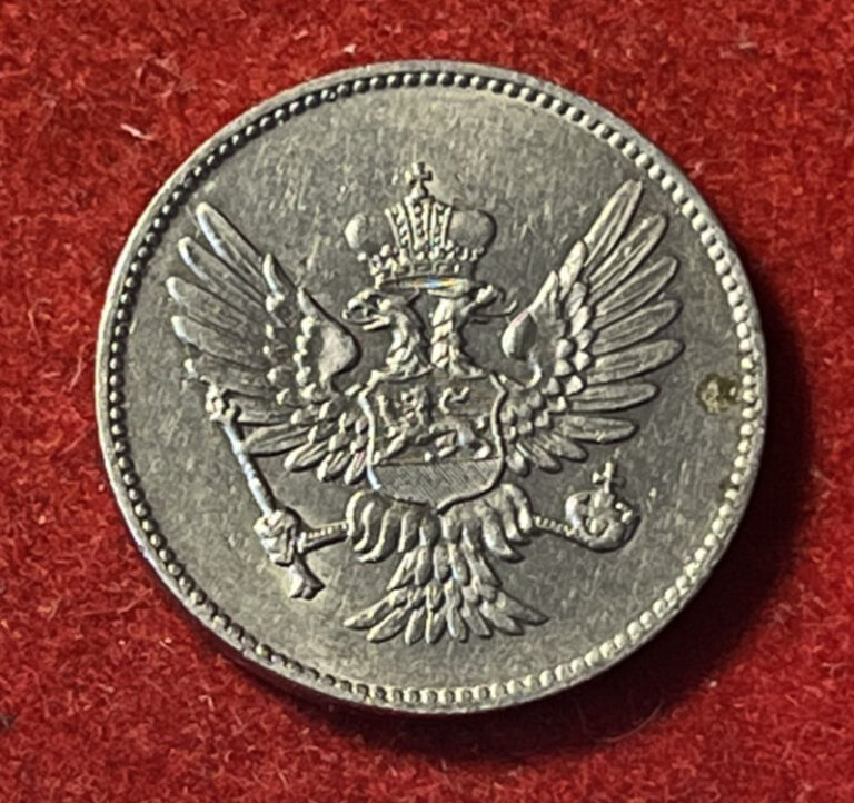 Read more about the article Montenegro 20 Para 1914 Nickel Coin KM#19 T8857