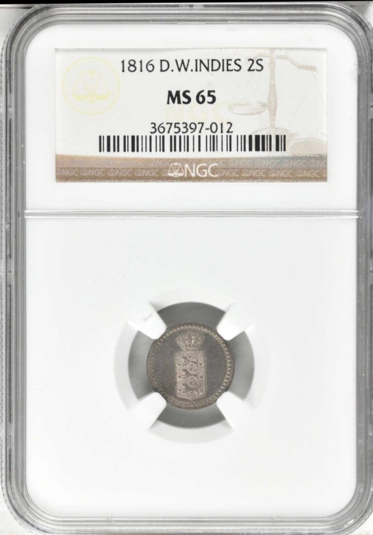 Read more about the article RARE DANISH WEST INDIES 2 Skilling 1816 Frederik VI NGC (MS-65) KM-13 SILVER