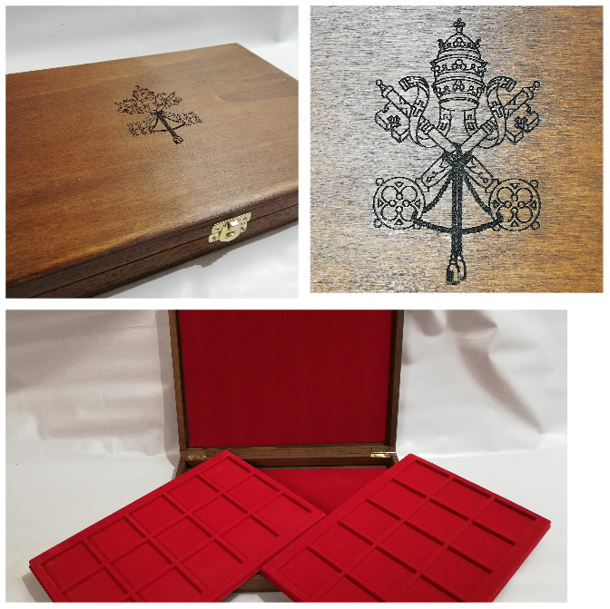 Read more about the article Vatican City Coin Case Box With 2 Trays