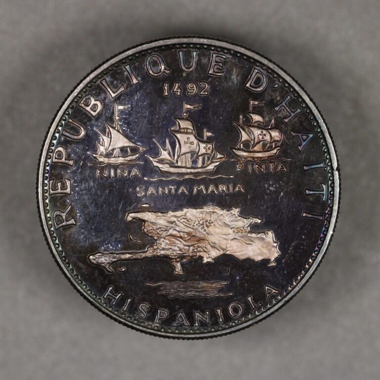 Read more about the article 1969 Haiti Silver 5 Gourdes Discovery of America