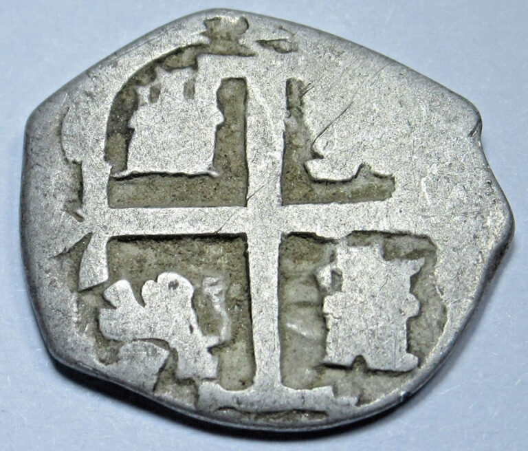 Read more about the article 1680 Spanish Bolivia 1 Reales Clipped Colonial 1600s Pirate Treasure Cob Coin