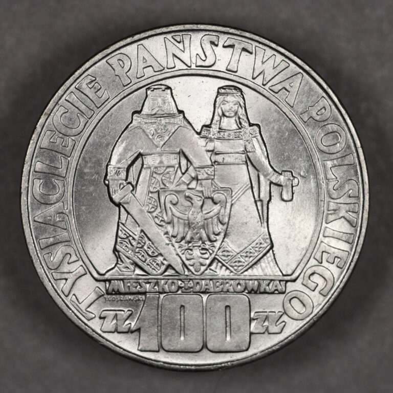 Read more about the article 1966 Poland Silver 100 Zlotych Uncirculated