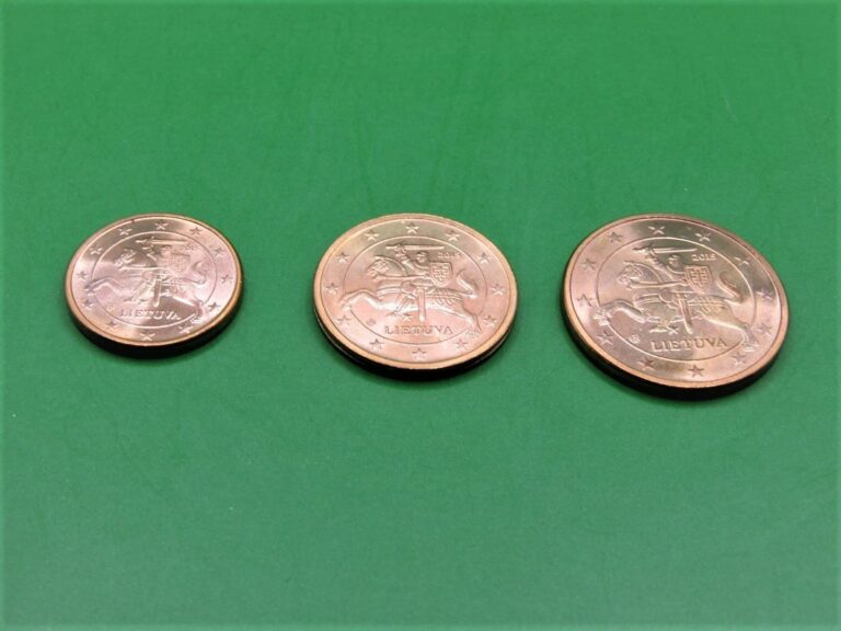 Read more about the article Lithuania 2015  1 – 2 – 5 cents Euro (3 coins) – UNC