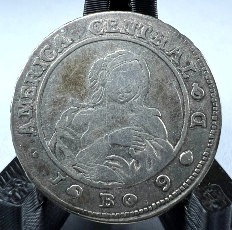 Read more about the article 1849 Costa Rica 1 One Un Real  1R  KM# 66  Tough 2 year type!