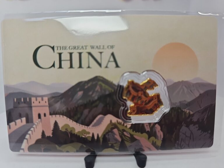 Read more about the article 2026 1/1000 oz .9999 GOLD Great Wall of China Colorized Coin $12 Liberia