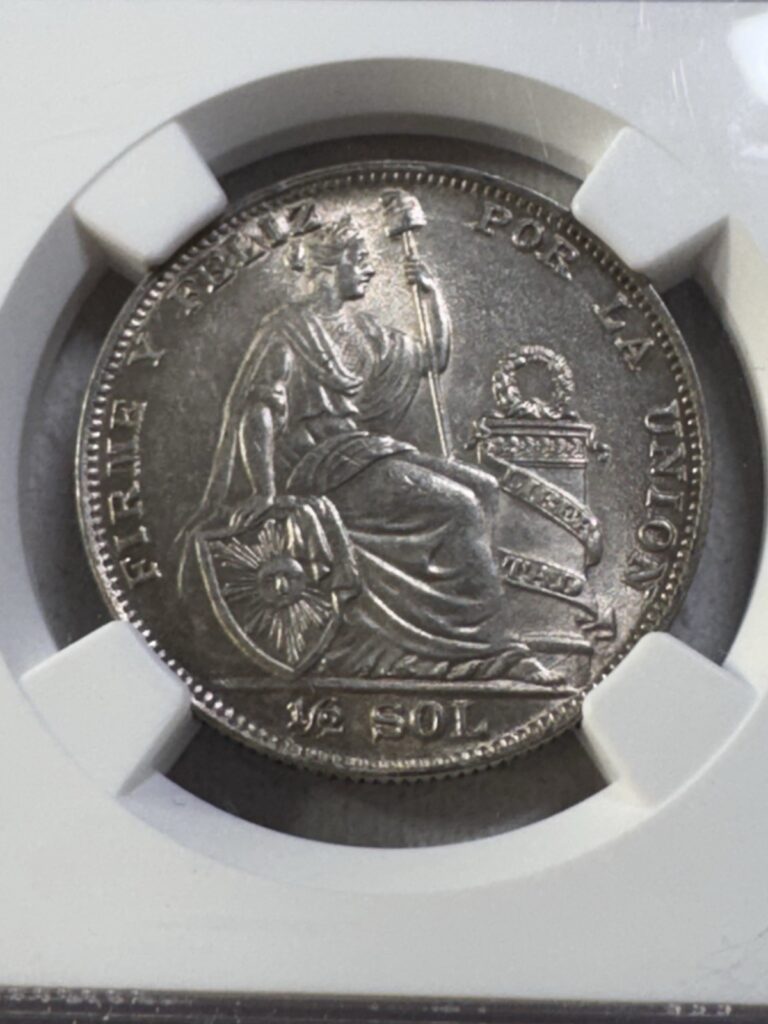 Read more about the article 1935 AP Peru 1/2 Sol Graded MS 63 by NGC