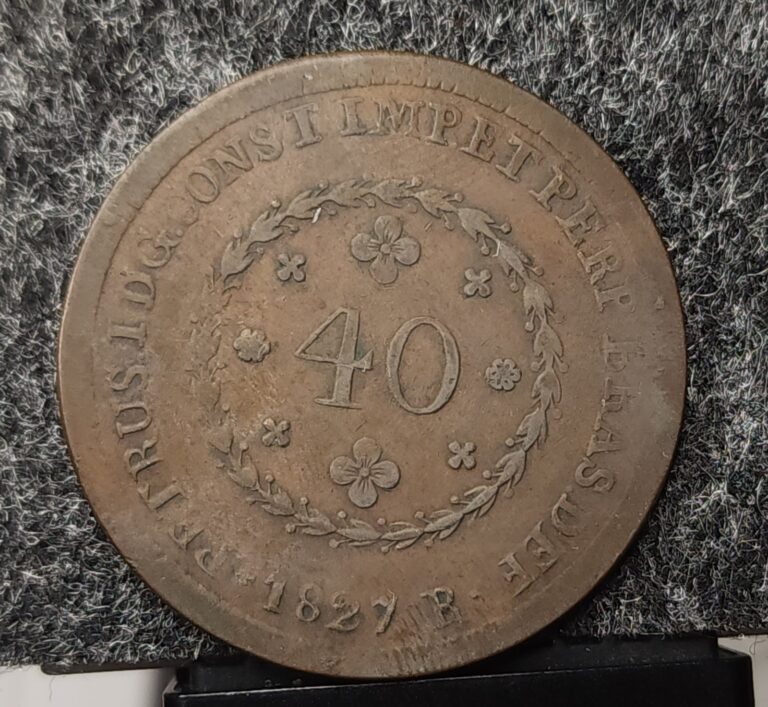 Read more about the article 1827 Rio Brazil 40 Reis