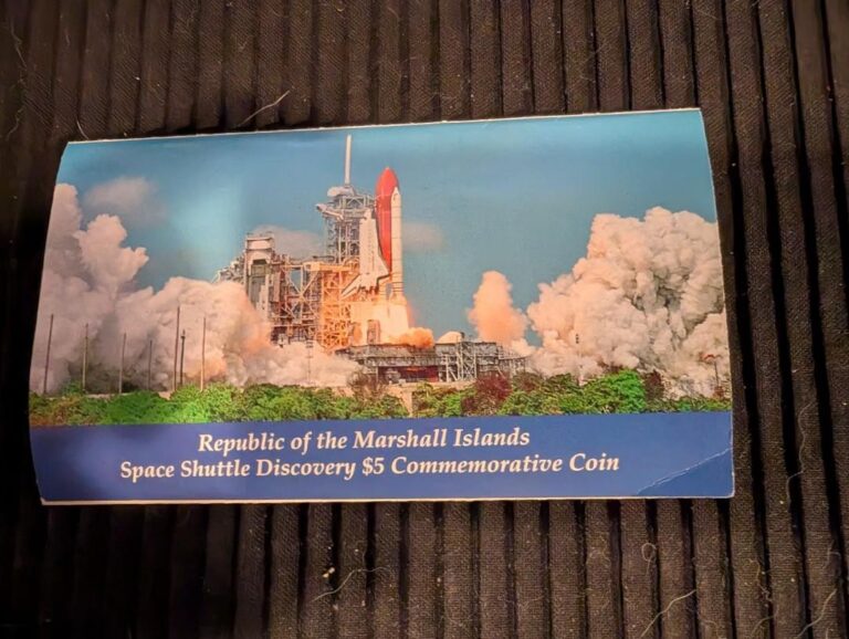 Read more about the article Space Shuttle Discovery $5 Commemorative Coin – Republic of the Marshall Islands