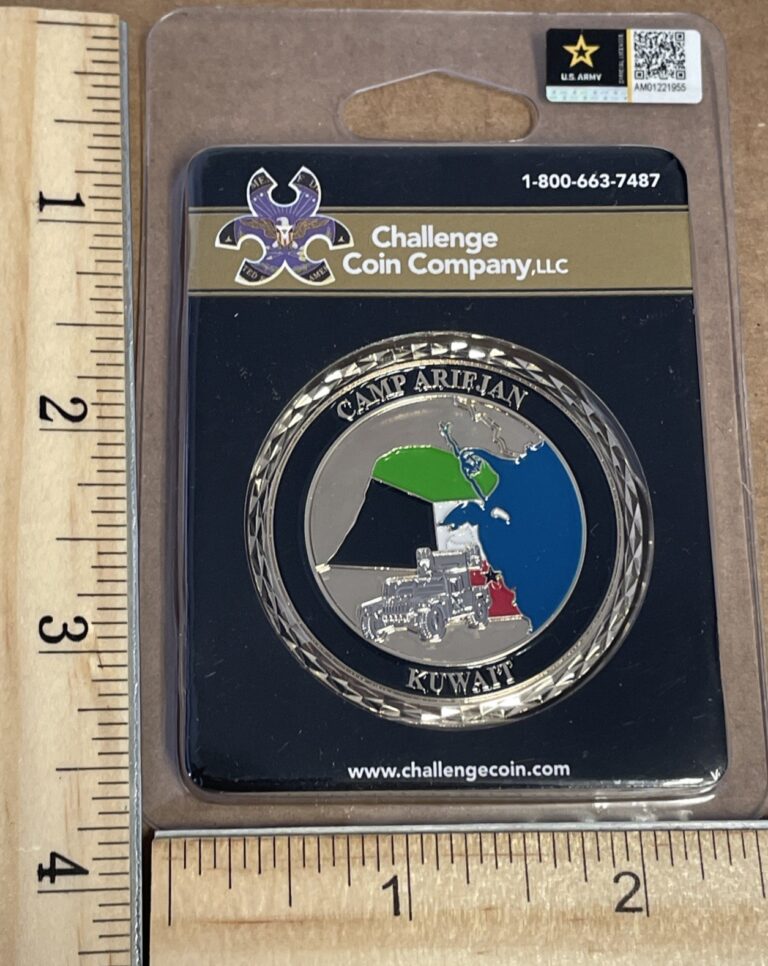 Read more about the article Coin – Camp Arifjan  Kuwait – New In Case – Licensed – Free Shipping