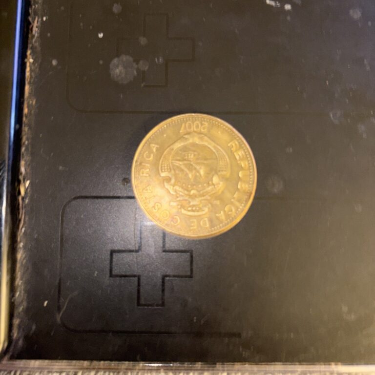 Read more about the article ESTATE FIND 2007 Costa Rica 500 Colones Coin #M3334