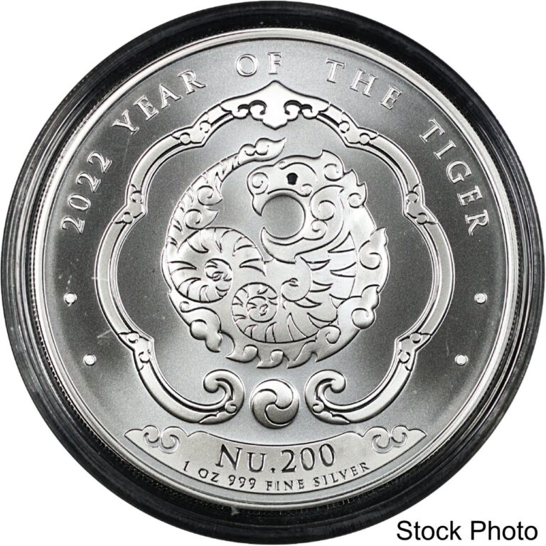 Read more about the article 2022 Bhutan Nu.200 Lunar Year Of The Tiger 1 oz .999 Fine Silver BU Coin