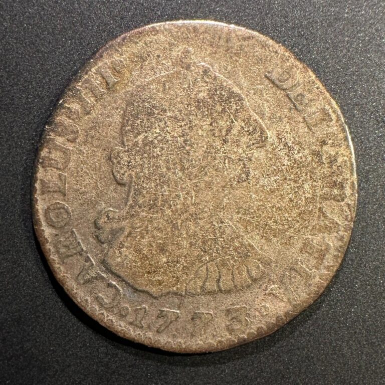 Read more about the article 1773 NR Colombia Bogota Nuevo Reino 1 Real Charles III Very Rare Type Original