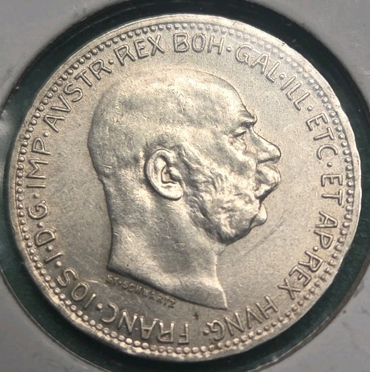 Read more about the article AUSTRIA 1 CORONA  1915 BETTER GRADE SILVER COIN