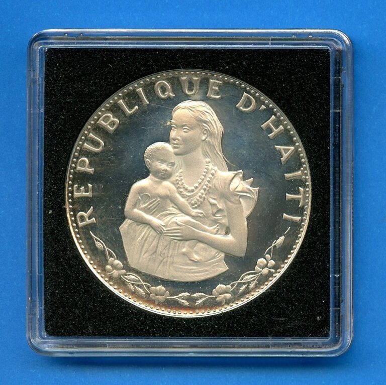 Read more about the article 1974 Republic of Haiti Silver 50 Gourdes Commemorative 16.75g Proof Coin in Case