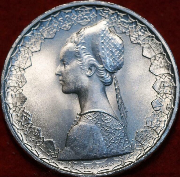 Read more about the article 1969 ITALY – BU SILVER 500 LIRE IN OFFICIAL MINT BU SET (8) – SEALED CELLO