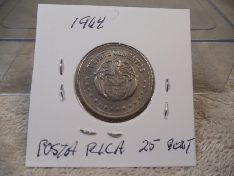 Read more about the article COSTA RICA 1964 25 CENTAVOS COIN