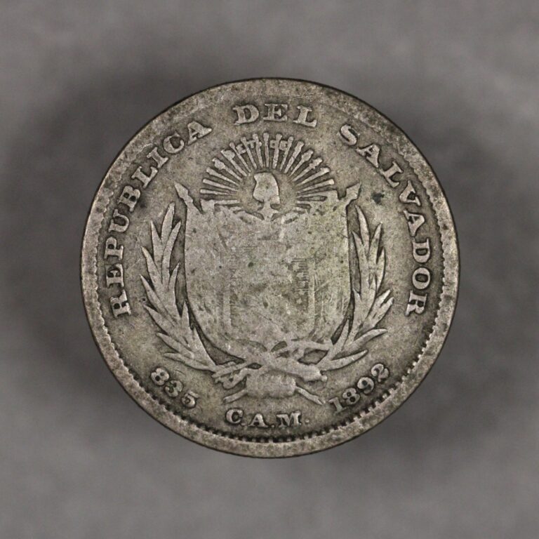 Read more about the article 1892 El Salvador Silver 10 Centavos