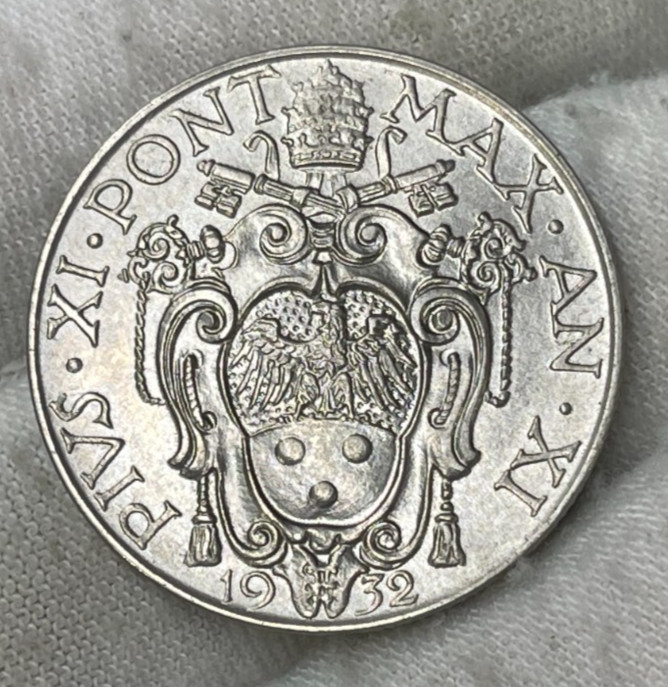 Read more about the article 1932 Vatican City One Lira Coin Excellent Condition High Value
