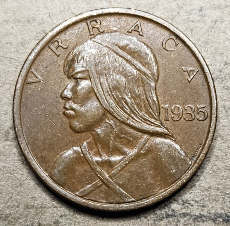 Read more about the article 1935 Panama Un Centesimo – Bronze Coin – KM# 14 – Key Date – Only 200k Minted