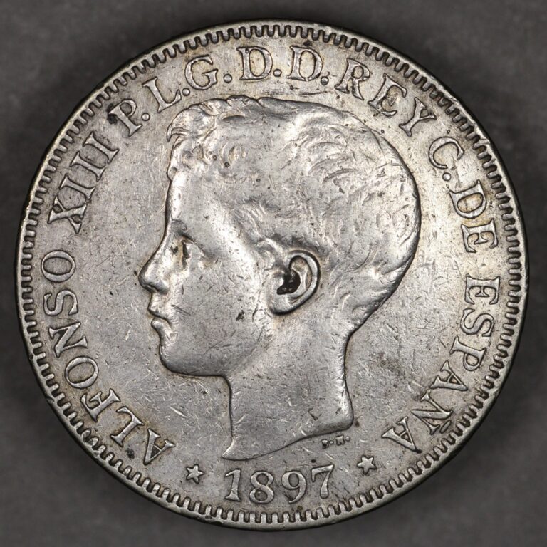 Read more about the article 1897 Spanish Philippines Silver Peso