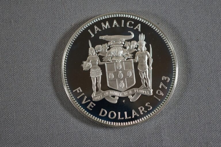 Read more about the article Jamaica 1973 Five Dollars Silver Coin : ASW: 1.2336oz