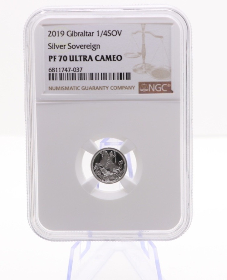 Read more about the article UK 1/4 Sovereign SOV Silver Proof Coin – NGC PF70 Ultra Cameo .999 Silver 2019
